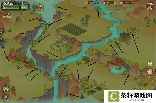 桃源记2赤丘山精卫放置点位分享